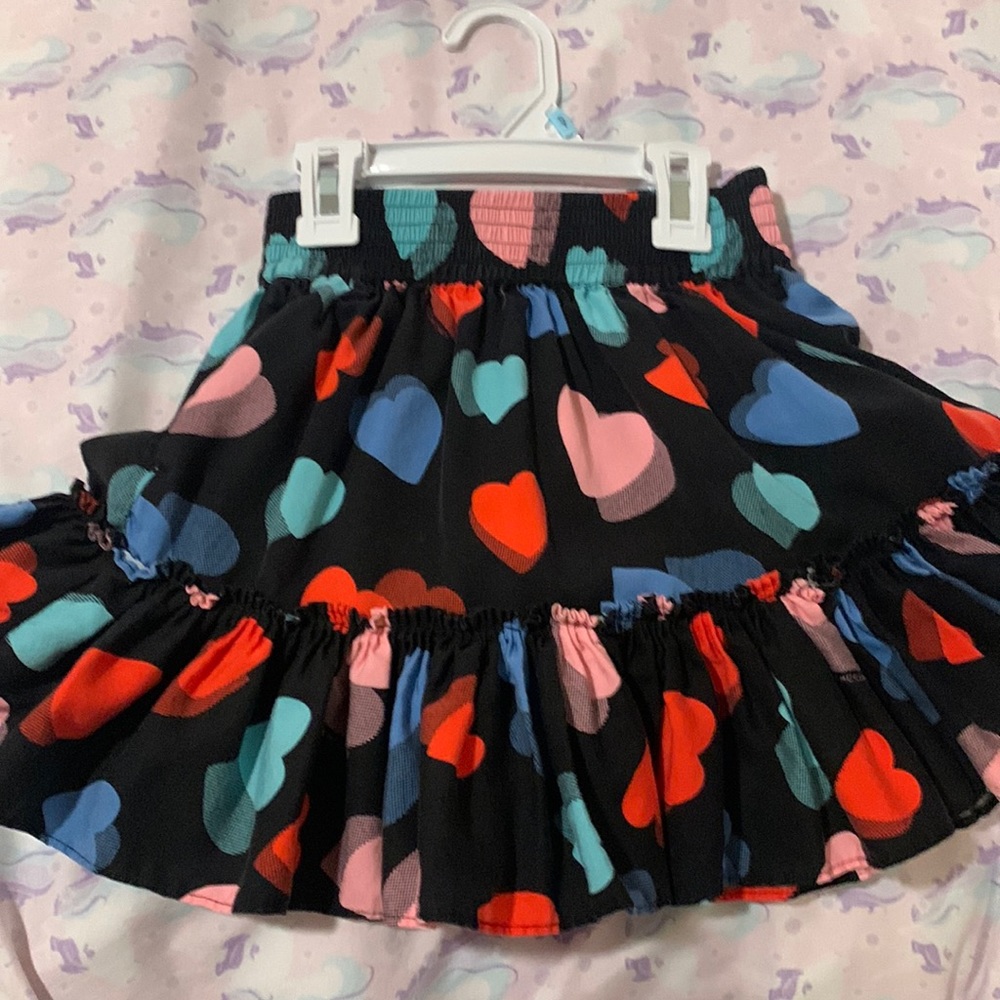 Stella McCartney Heart shapes pattern skirt size 6